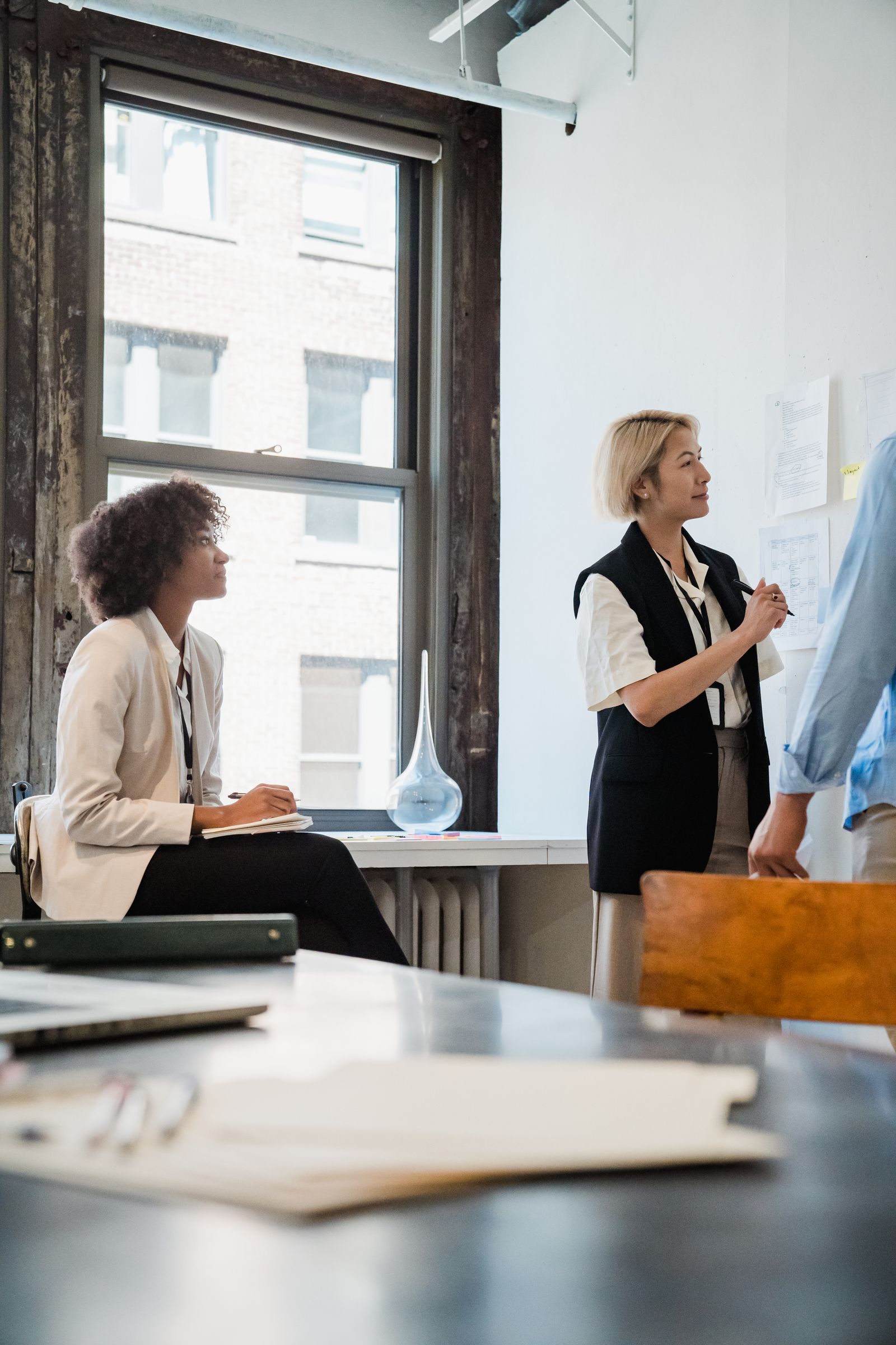 Team collaborating in a modern office in Mexico